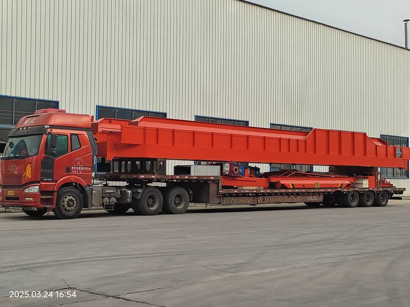 通用橋式起重機(jī) QDXX32/5t—19.5m 電動單梁橋式起重機(jī) 2臺 LD10t—16.5m 制作完成，發(fā)往河北石家莊交付客戶使用。